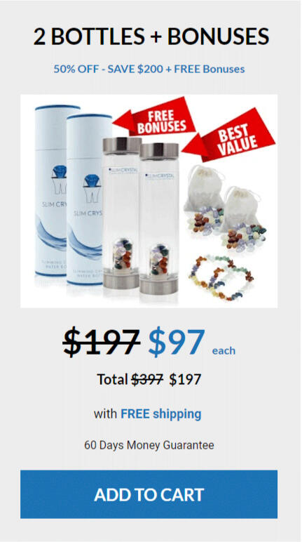Natural slimcrystal 4 bottle